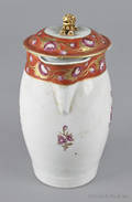 Chinese export porcelain cider jug and cover ca 1800