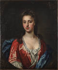 Oil on canvas portrait of a woman 18th c