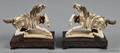 Pair of Chinese carved ivory horses