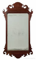 Chippendale mahogany looking glass