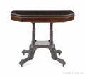 Late Federal mahogany game table ca 1815