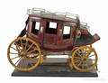 Carved and painted model of the stage coach  Diamond Tally Ho