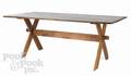 Pine trestle table