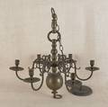 Dutch style brass chandelier