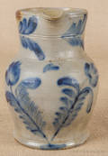 Pennsylvania stoneware pitcher 19th c