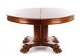 Late Classical Carved Mahogany Banquet Table