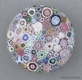 Jim Brown close pack millefiori paperweight