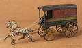 Harris  City Delivery  cast iron horse drawn wagon