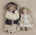 Two Armand Marseille bisque head dolls