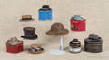 Collection of miniature hats
