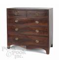 English Hepplewhite mahogany chest of drawers