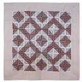 Pennsylvania pieced log cabin barn raising pattern quilt late 19th c