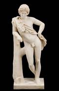 Classical Style Carved Marble Sculpture Hercules