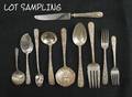 S Kirk  Son repouss sterling silver flatware service