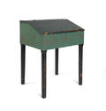 Painted schoolmasters desk
