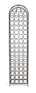 Iron wine rack