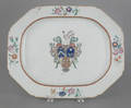 Chinese export porcelain armorial platter