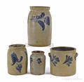 Philadelphia stoneware crock by Remmey