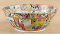 Chinese export porcelain rose Canton bowl ca 1840