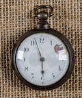 English keywind pocket watch early 19th c