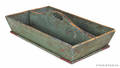 Painted pine knife tray 19th c