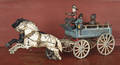 Carpenter cast iron  Fire Patrol  horse drawn wagon