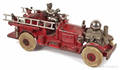 Hubley cast iron AhrensFox fire pumper