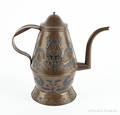 Pennsylvania copper wrigglework coffee pot probably 20th c
