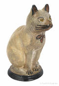 Pennsylvania chalkware cat 19th c