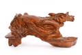 Large Carved Hardwood Sculpture Mermaid on Waves