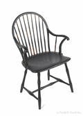 Pennsylvania tenoned arm Windsor chair ca 1800
