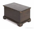 Pennsylvania grain painted miniature blanket chest 19th c