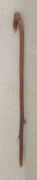 Carved cane late 19th c