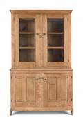 Pennsylvania pine one piece stepback cupboard