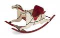 Painted pine childs rocking horse