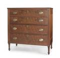 Pennsylvania Sheraton walnut chest of drawers