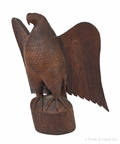 Henry Winter carved walnut eagle