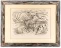Raoul Dufy Signed Lithograph Horse  Seashells