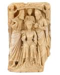 15th C English Alabaster Coronation of Mary