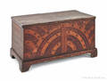 Painted poplar blanket chest ca 1830