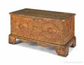 Diminutive Pennsylvania painted poplar blanket chest 19th c