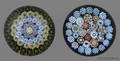 Jim Hart concentric millefiori paperweight