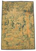 Large Flemish Vedure Tapestry 17th Century