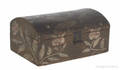 Painted pine dome lid box Southeastern Pennsylvania probably Lancaster County ca 1810