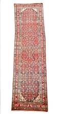Hand Woven Persian Hamadan Runner 3 7 x 14 1