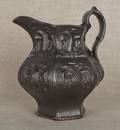Molded stoneware pitcher ca 1835