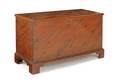 Pennsylvania painted pine blanket chest ca 1815