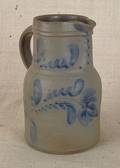 Pennsylvania stoneware pitcher 19th c