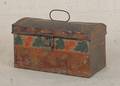 Pennsylvania toleware dome lid box 19th c