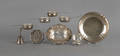 Miscellaneous group of sterling silver tablewares